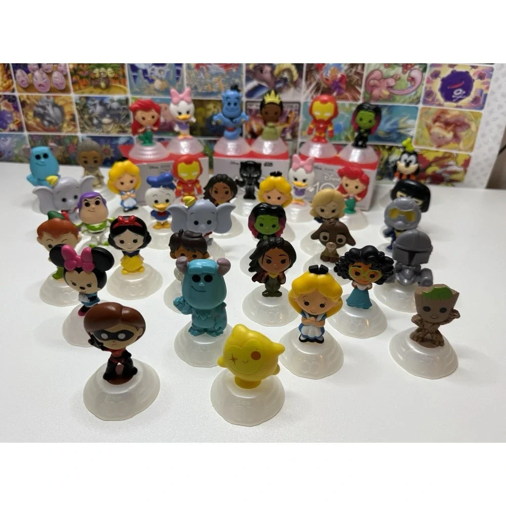 Disney 100 Anniversary Mini Figures‎ Lot of 37 Mixed Characters McDonald's Toys